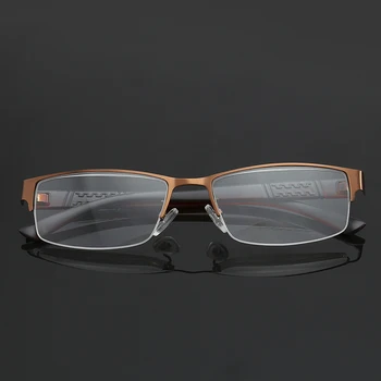 BOYSEEN Letnik Pol okvir kovinski Moda Moških Branje Očala Presbyopia Očala 1.0 4.0 8015