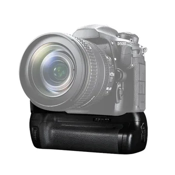 Jintu Navpično Battery Grip držalo Za Nikon D500 DSLR Fotoaparat kot MB-D17 Pridržite enega ENEL15 ali baterije 8pcs AA baterije