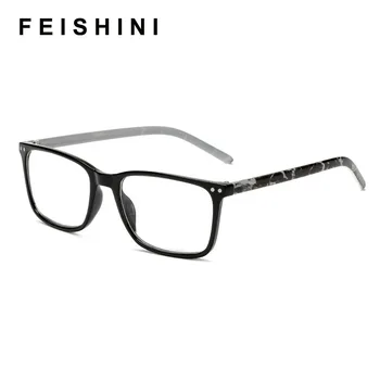 Feishini Nov modni Evropska Različica Elastična Barva Obravnavi Očala Moških Dioptrije Presbyopic Očala Ženske Kvadrat