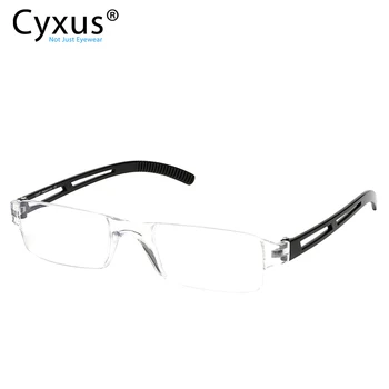 Cyxus Anti Modra Svetloba Očala za Oči razbremenitev Očala Rimless Pregleden Objektiv Unisex Obravnavi Očala 2901