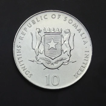 Somalija 10 Šilingov Kitajski Zodiak kovanec Nastavite 12pcs Zbiranje kovancev, ki Niso valute Kovancev