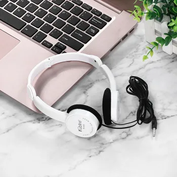 Kubite Otroci Žične Slušalke Na Ušesu Zložljive Slušalke Stereo Slušalke Čelade filaire