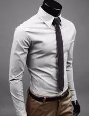 Moški Slim fit Edinstveno Izrez stilsko Obleko Majice z dolgimi Rokavi Moški obleko srajce 17colors M - 4XL Velika Velikost Brezplačna Dostava