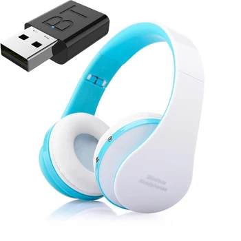 Brezžične Bluetooth Slušalke Gaming Slušalke Glasbe Bas PC Stereo Slušalke Bluetooth Za iPhone, Samsung SD FM Mikrofon