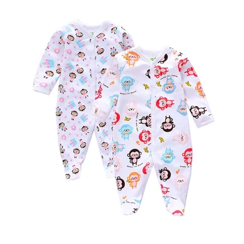 2 Kos/veliko Baby Bodysuit Baby dekle Jumpsuits novorojenčka Pižamo oblačila za malčke baby dolg rokav baby bodysuits bombaž Jumpsuit