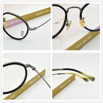2020 blagovne Znamke Krog optičnih očal okvir ženske očala okviri Ultra lahka Retro moda oči očala okvirji za ženske
