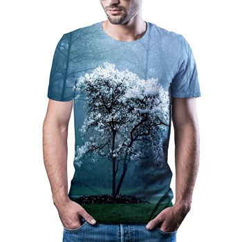 Nov mladinski prosti čas in počitnice modni T-shirt poleti leta 2020 3D tiskanih hitro sušenje T-shirt