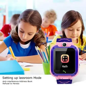 V12 Otroci Pametno Gledati SOS Smartwatch Za Otroke Podporo Devetih Jezikih Nepremočljiva IP67 Otroci Darilo Za IOS Android