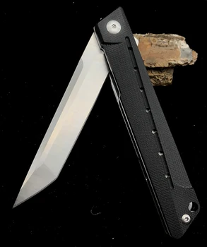 2020 Najnovejši folding nož D2 rezilo G10 ročaj flipper kampiranje preživetje žep noži žogo vplivajo na Prostem taktično EOS Ročno orodje