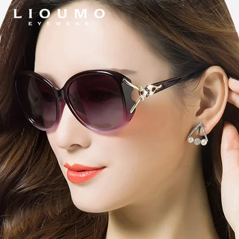 2020 Nove Ženske Polarizirana sončna Očala Retro Velik okvir luksuzni Očala Gospa, blagovno Znamko, Design Ženski Prevelik Očala Oculos de sol