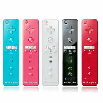 Za Nintend Wii 2 V 1 Nastavite Brezžično Bluetooth GamePad Daljinski Upravljalnik Palčko Levo Roko Nunchuck Neobvezno Gibanja