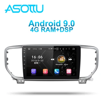 Asottu KI606 android 9.0 PX6 avto dvd gps za KIA sportage 4 2018 2019 gps navigacija 1 din avto stereo vodja enote, avtomobilski stereo sistem