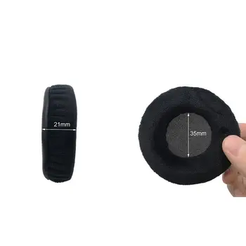KQTFT 1 Par Žamet Zamenjava Blazinic za Sony MDRNC6 MDR-NC6 MDR NC6 Slušalke EarPads Earmuff Kritje Blazine Skodelice