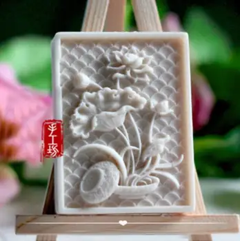 Silikonski Milo Izdelava Kalupa Lotus flower torta dekoracijo Silikonski Obrti silikonski mila plesni DIY Sveča Smolo Plesni plesni mousse