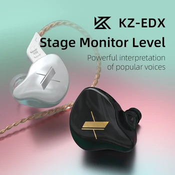 KZ EDX Žične Slušalke HIFI Bas Čepkov V Uho Zaslon Slušalke Šport Teče Športne Slušalke za ZSN PRO X ZS3 ZSX ZST X ZAX