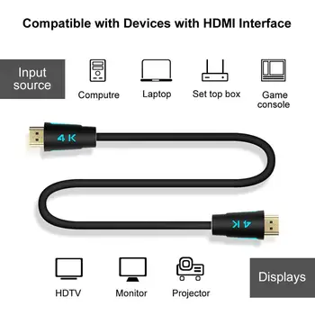 Tesla smart HDMI video kabli HDMI 2.0 4K@60Hz HDMI Kabel 1,5 m za Xbox360 LCD PS4 projektor računalnik