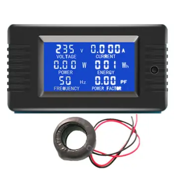 80V ~ 260V 100A/5A/10A Digitalni Prikaz Ampermeter Moč Voltmeter Baterije Tester