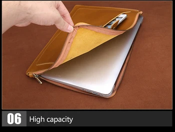 2020 Moških Pravega Usnja Laptop Torba Za MacBook Air 13 Pro 15 16 Retina 14.1 Primeru Za Xiaomi HP Ultra Tanek Sleeve Prenosnik Vrečke