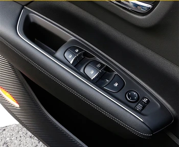 Za Renault Koleos 2017 2018 avto styling stekleno Dvigalo stikalo gumb Bleščica okno Avtomobila stikalo Bleščica prilepite Notranja Oprema