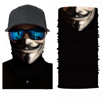 3D Ruta Glavo Braga Cuello na Prostem Vratu Navdušence Joker Anonimni Brezhibno Ruta Lobanje Motocikel Masko Zimski Šal