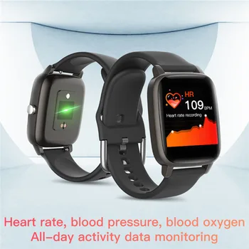 Pametne ure Za Ženske, Moške Telesne Temperature, Merjenje Fitnes Zapestnica Za Android iOS Krvi, EKG PPG Srčnega utripa Ure
