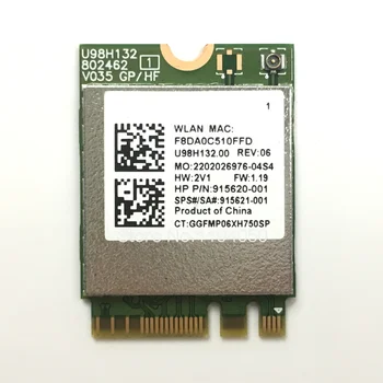 WDXUN original RTL8821CE AC brezžična omrežna kartica 433M+4.2 Bluetooth 915621-001 915620-001