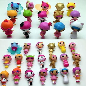 5pcs/lot 4 cm MINI Lalaloopsy lutke, dodatki za dekleta Igrače igra hišne številke Božična darila za otroke