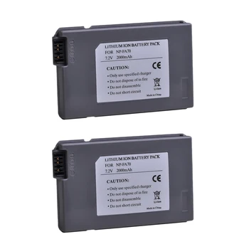 2Pcs NP-FA70 NPFA70 NP FA70 Baterija za Sony NP-FA50, 55E, 90E, DVD7E, DCR-HC53E, PC1000DCR-DVD7, DCR-HC90E
