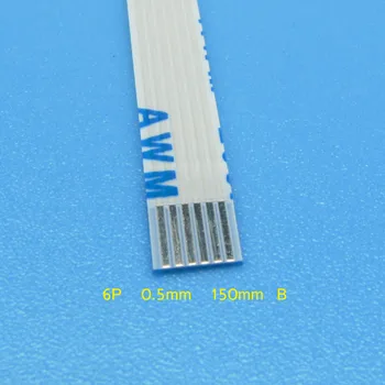 2pcs/veliko FFC FPC ravno prožni kabel 0,5 mm igrišču 6 pin 6PIN Povratne Dolžina 150mm 15 cm, Širina 3,5 mm Traku Flex Kabel