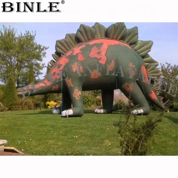 Zunanji eksponatov Jurassic Obdobju živali velikan napihljivi dinozaver napihljivi balon Stegosaurus za oglaševanje