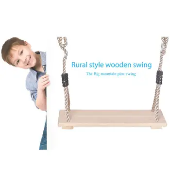Igrača Gugalnice Odraslih otrok swing visoke kakovosti polirani štiri-odbor anticorrosive lesa na prostem, v zaprtih prostorih swing idilične lesene swing