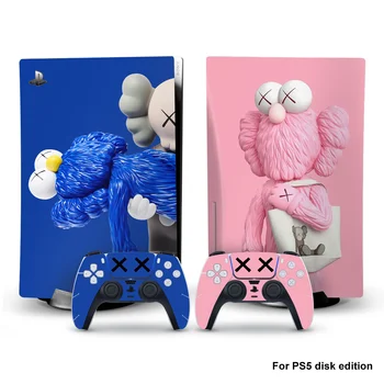 Trend PS5 Standard Disk Edition Kože Nalepke Nalepke Kritje za PlayStation 5 Konzolo in Krmilnik PS5 Kože Nalepke Vinyl
