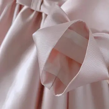 Novi Cvet Dekleta Žogo Obleke Pink Poroka Pearl Stranka Otroci Obleke Za Dekleta Princesa Otrok Rojstni Dan Oblačila Božični Kostum