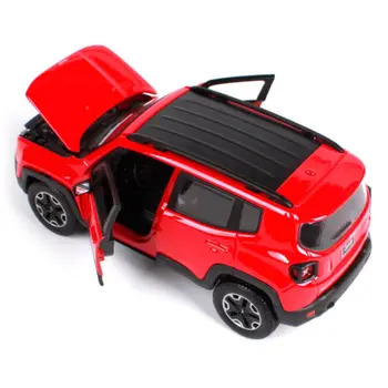 Maisto 1:24 2017 Jeep Renegade Rdeče Diecast Model Avtomobila Igrača Nove V Škatli