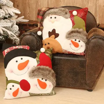 Vesel Božič Blazino Snežaka, Santa Claus Blazino Vzorec Kombinacija Blazine, Božični Okraski Blazino Za Kavč Spalnica