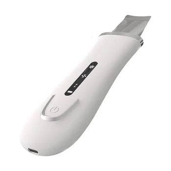 Strokovno Ultrazvočno Obrazno Kožo Scruber Ion Globoko Čiščenje Obraza Piling USB Polnilne Nego Kože Naprava Instrument Lepoto