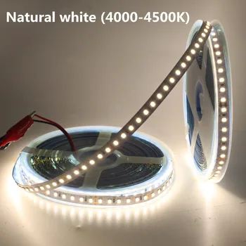 2835 LED Trak Svetlobe Natrue Bela 4000K Prilagodljiv Trak LED Luči Trakovi 24V 120LEDs/m 20m 15m 10m 5m