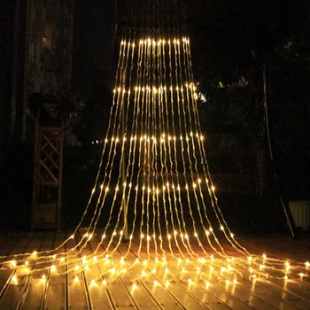 Božič LED Slap Meteor Tuš Dež Niz Luči 3X3M/6X3M led Počitnice Dekorativnih svetil za dom spalnica odlikovanja