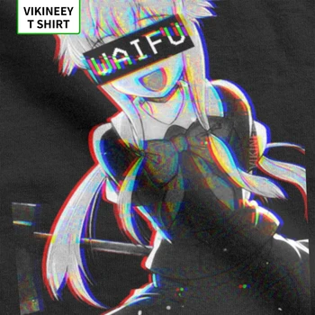 Yuno Waifu T-Shirt za Moške Bombaž Majica Mirai Nikki Gasai Vrh Manga Prihodnosti Mlečni Japonski Strip Yandere Kratek Rokav Tees