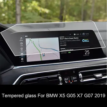 Kaljeno Steklo Zaščitno folijo Za BMW X5 X6 X7 G05 G06 G07 2019 2020 Avtomobilski Navigacijski Zaslon Patron Instrument nadzorni Plošči