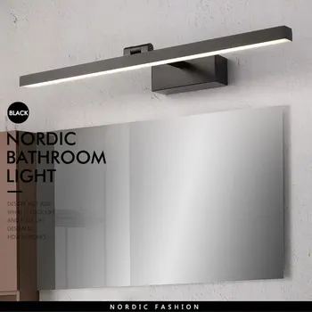 Preprost anti-fog lampshade kota nastavljiva ogledala žarometov kopalnica toaletno mizico kabineta ogledalo stensko svetilko