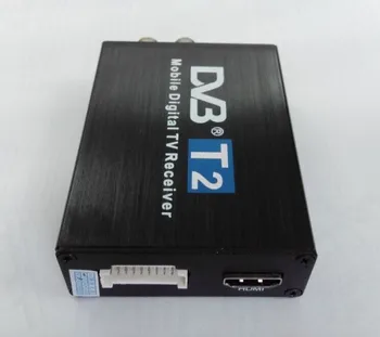 DVB T2 avto 120km/h 2 Antena H. 264 MPEG4 Mobilno Digitalno DVBT2 avto, TV Okno Zunanji USB avto DVB-T2 set top box