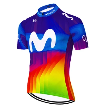 2020 movistar team camisa de ciclismo quick dry Dihanje kratek sleeve kolesarjenje jersey moški kolesarski dres tenue cycliste homme