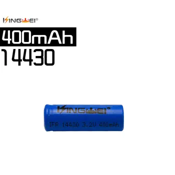 Kingwei 4pcs 3.2 v IFR 14430 LiFePO4 baterije 400mah polnilne celice za svetilko, baklo fotoaparat