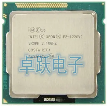 Intel Xeon E3-1220 V2 E3-1220 V2 3.1 GHz 8MB 4 Core 1333 SR0PH LGA1155 CPU Procesor E3 1220V2 brezplačna dostava