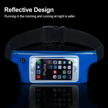 Zaslon na dotik Šport Teče Pasu Vrečko Primeru Za iPhone X SE 8 7 vodoodporna Torbica za Telefon Pasu Pasu Vrečko Kritje Za 5.5