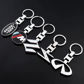 Ustvarjalno Darilo Avto Styling Obesek Kovinski Ključnih Verige ključe za Avto Znamke Cinkove Zlitine Keyfob Keychain Auto Dodatki