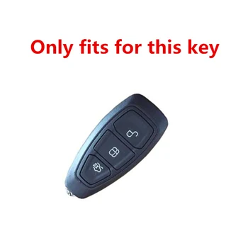 Cinkove Zlitine Avto Ključ Kritje velja Za Ford Fiesta Osredotočiti 3 4 Mondeo Ecosport Kuga Focus ST Avto Ključ Smart Remote Key Primeru Fob Keychain