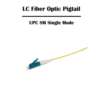 100 Kosov/veliko 1.0 Meter LC UPC/APC SM Enem Načinu MM Multi Mode Fiber Optic Kika Simplex 0,9 mm FTTH Omrežja Ethernet