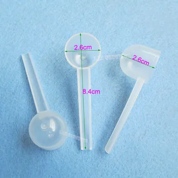 100 kozarcev/veliko 5 gram Merilno Žličko 5 g Plastični Zajemalka 10 ML Orodje za Ukrep - bela modra pregleden 3 barve za možnost brezplačne dostave